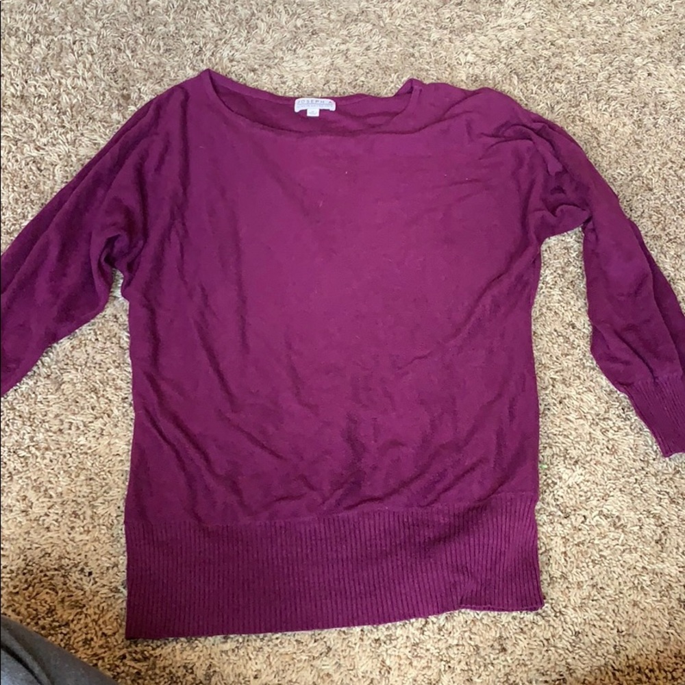 women’s plum sweater